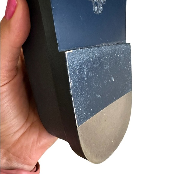 Chanel 2022 Lambskin Cha-Nel Mules Sandals Black Multicolor Size 37 - Picture 7 of 12